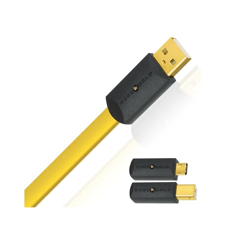 WireWorld Chroma 8 USB 2.0 A-B Flat Cable 0.6m – изображение 1