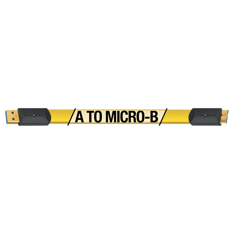 WireWorld Chroma 8 USB 3.0 A-Micro B Flat Cable 1m – изображение 1