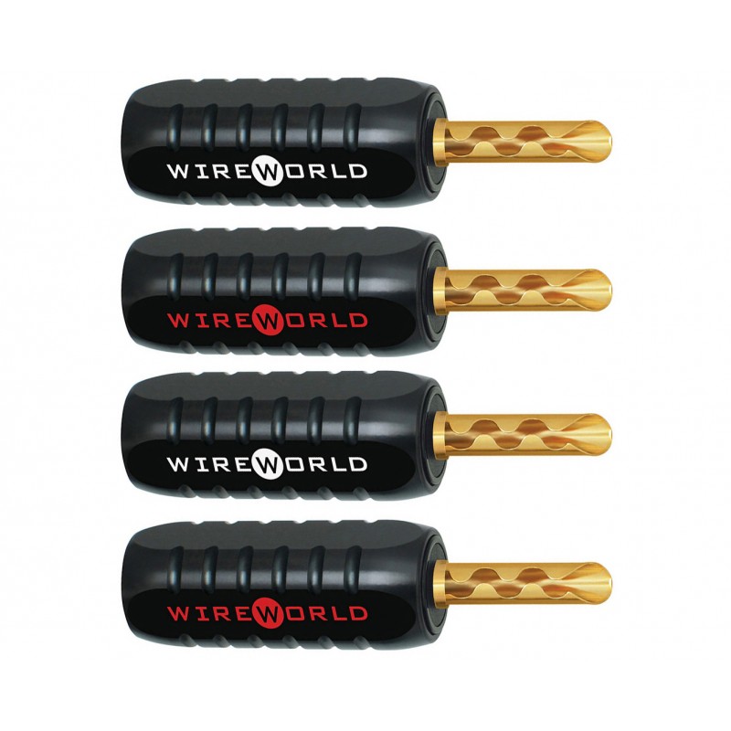 WireWorld Gold Set Screw Banana 10ga ABS Shell (4p.) – изображение 1