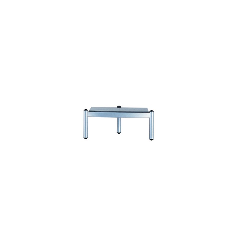 Atacama Equinox RS Single Shelf  Module Hi-Fi 195 mm Silver Piano Black Glass – изображение 1