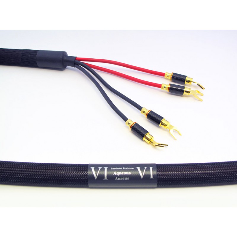 Purist Audio Design Aqueous Aureus Bi-Wire Speaker Cable 2.5m (banana) Luminist Revision – изображение 1