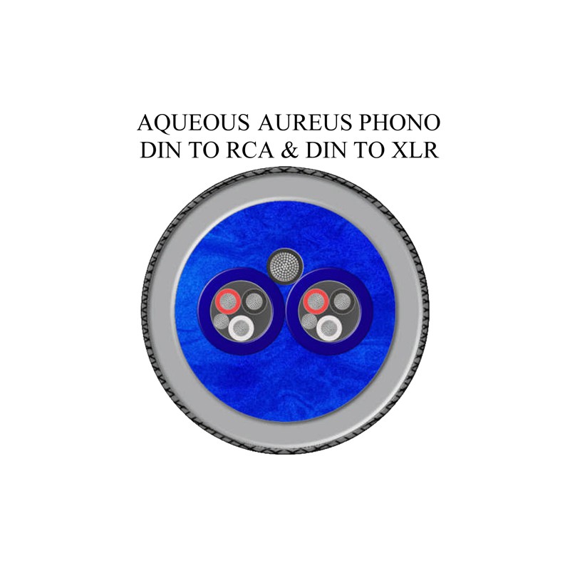 Purist Audio Design Aqueous Aureus Phono Cables Din-RCA 1.2m Luminist Revision – изображение 2