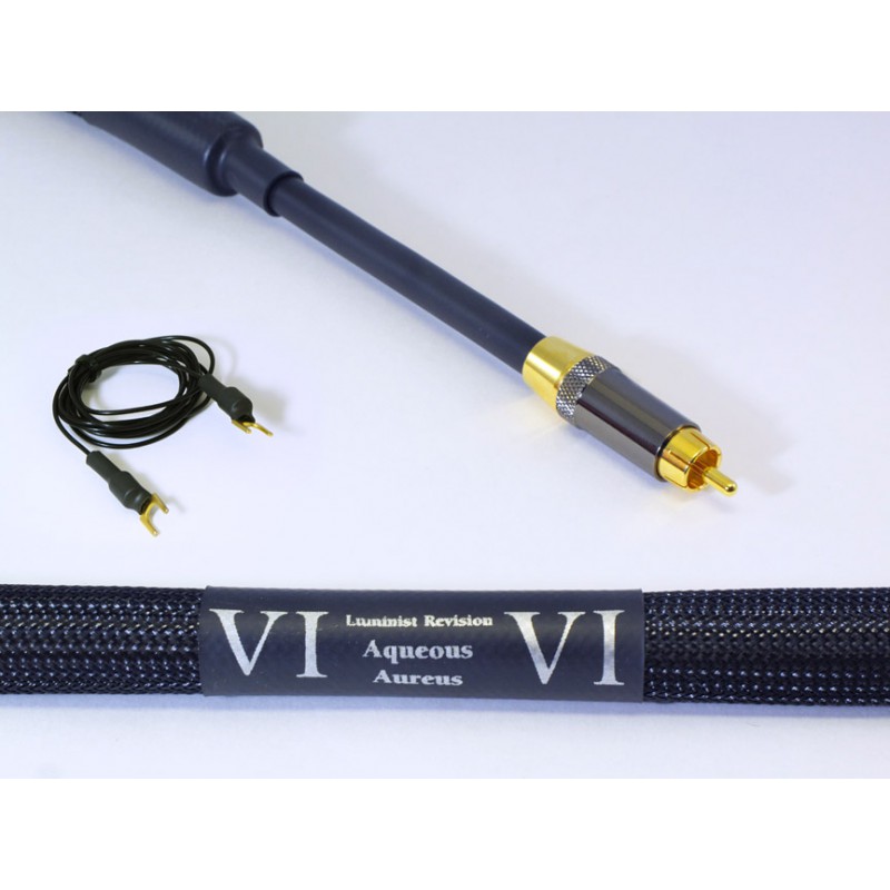 Purist Audio Design Aqueous Aureus Phono Cables Din-RCA 1.2m Luminist Revision – изображение 3