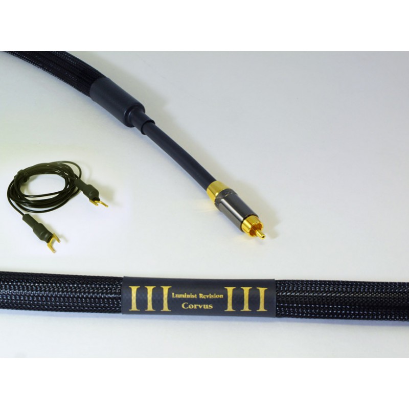 Purist Audio Design Corvus Phono Cables RCA-RCA 1.2m Luminist Revision – изображение 1