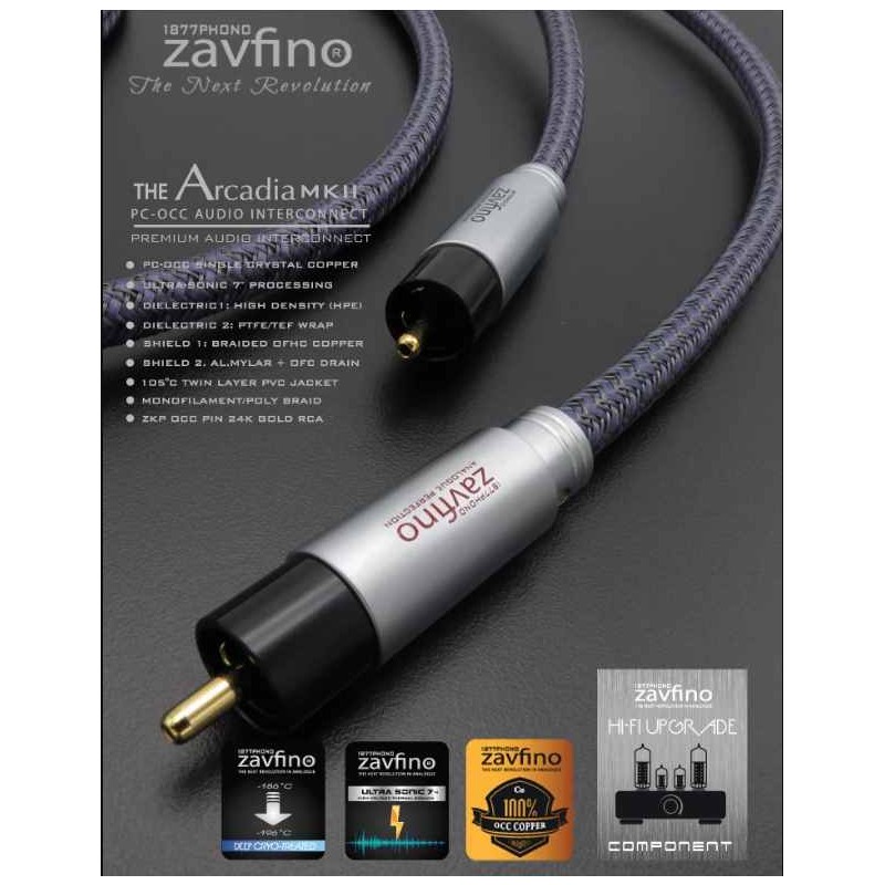 Zavfino Arcadia Mk2 RCA 1.5m купить | Цена на межблочный аналоговый ...