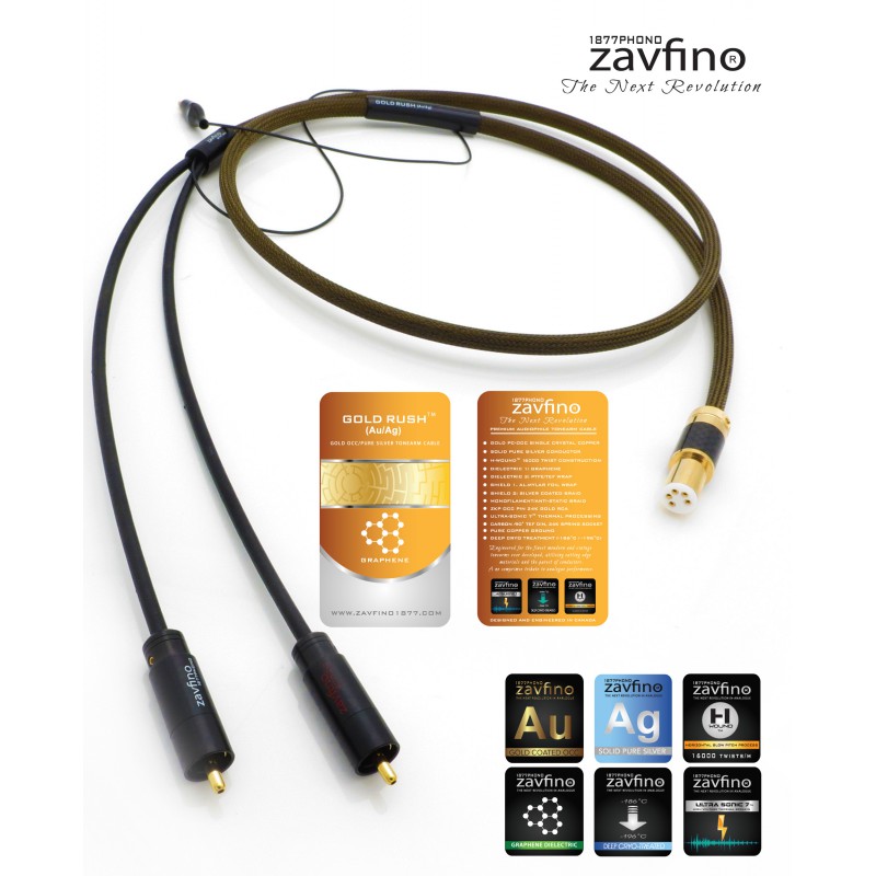 Zavfino Gold Rush-ST DIN-RCA (1.5 м) прямой – изображение 1