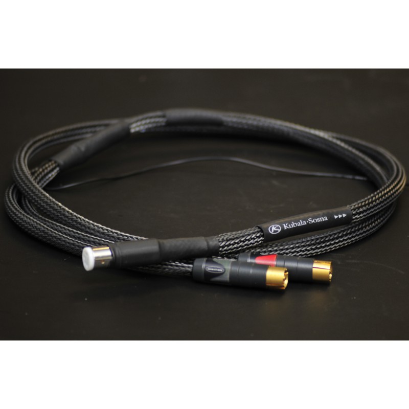 Kubala-Sosna Elation Tonearm Cable DIN(180) - 2RCA 1,25m – изображение 1