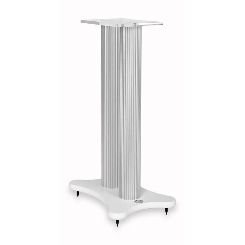Solid-Tech Radius Speaker Stand 620 mm White base silver – изображение 1