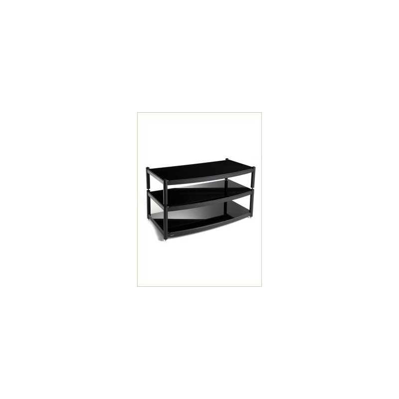 Atacama Equinox Single Shelf  Module AV Black Piano Black Glass – изображение 2