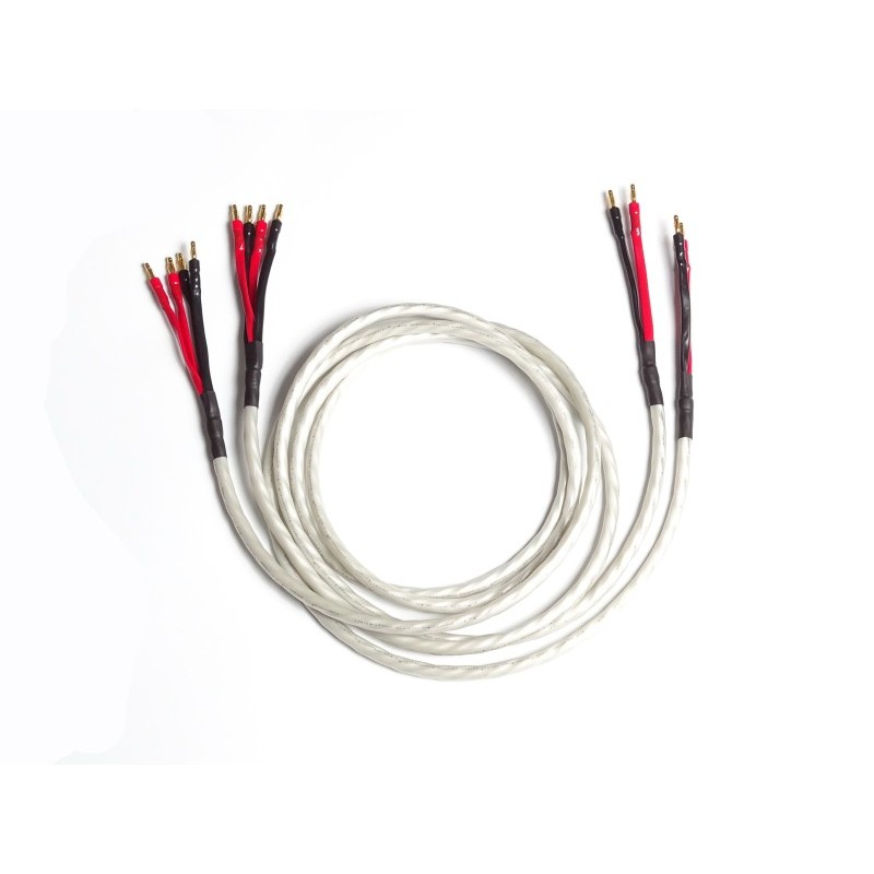 WireWorld Solstice 8 Biwire Speaker Cable Pair (BAN-BAN) 2.0m – изображение 1