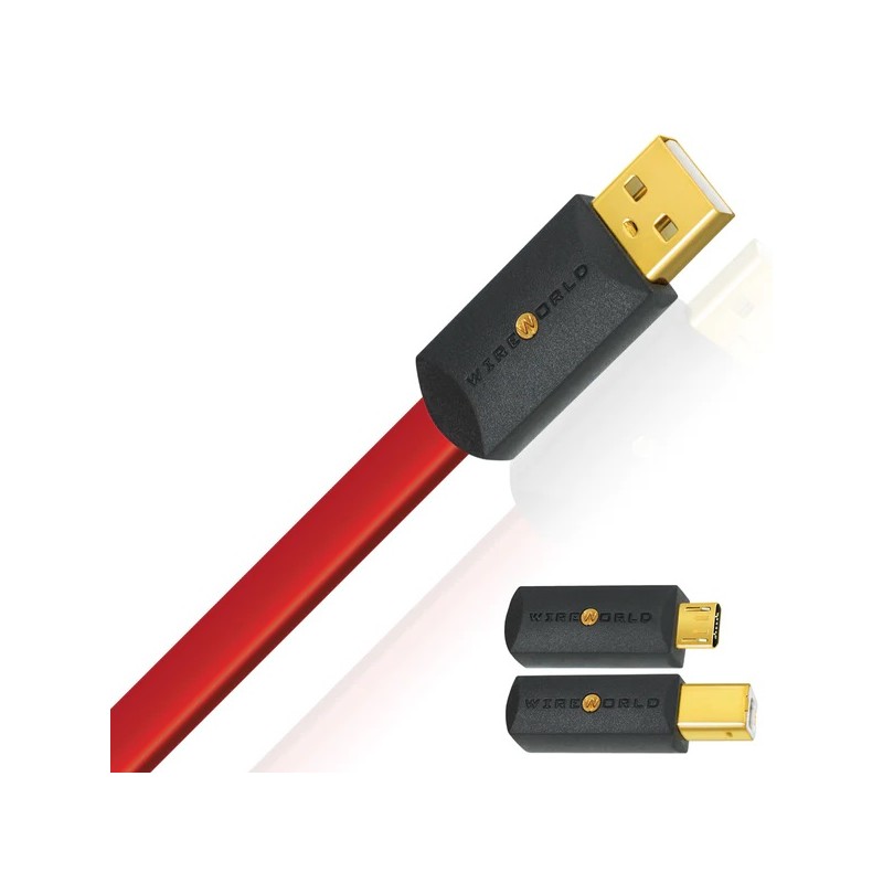 WireWorld Starlight 8 USB 2.0 A-B Flat Cable 1m – изображение 1