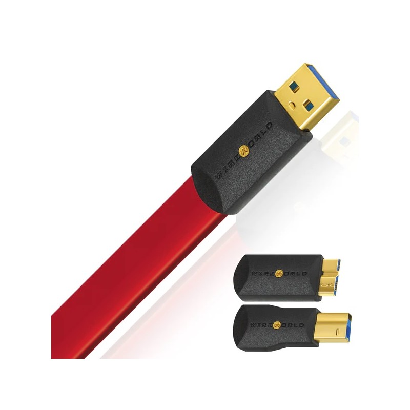 WireWorld Starlight 8 USB 3.0 A-B Flat Cable 0.6m – изображение 1