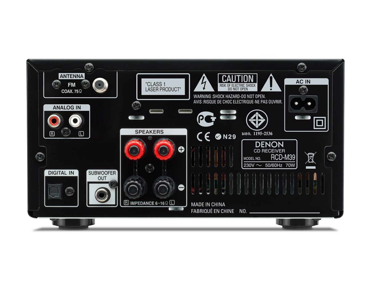 Denon RCD-M39 Black купить | Цена на стерео система RCD-M39 Black