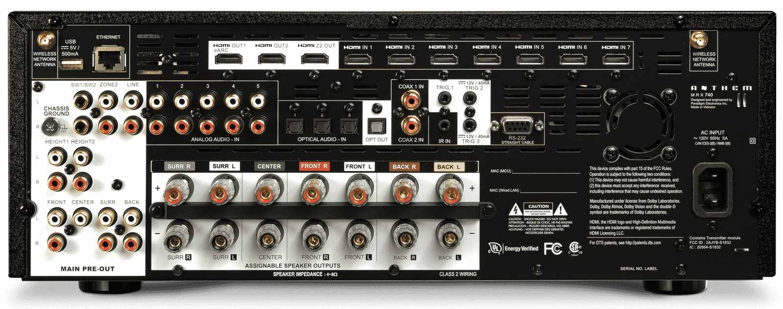 AV ресивер Anthem MRX 740.