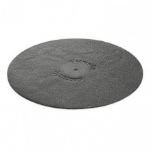 Leather mat Black
