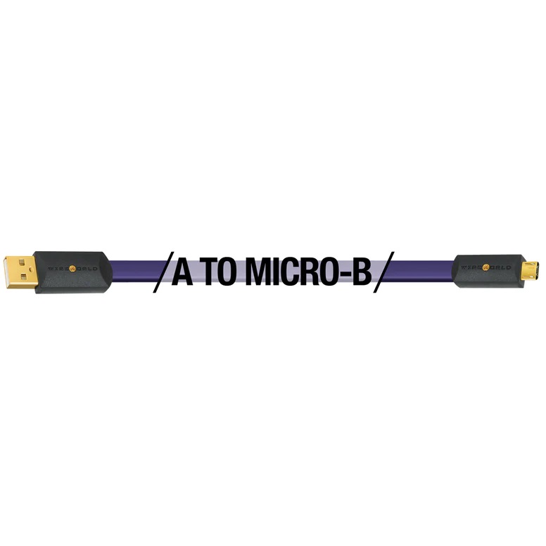 WireWorld Ultraviolet 8 USB 2.0 (A to Micro B) Flat Cable 1m купить ...